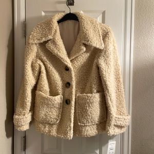 Free People Faux Shearling Coat